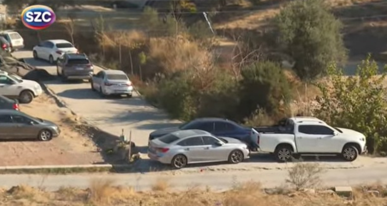 Tarikat yurduna lüks araçlı barikat