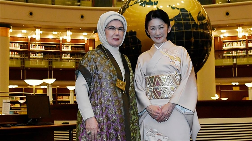 Emine Erdoğan’dan Japonya Veliaht Prensesi Akishino ile görüşmesine ilişkin paylaşım