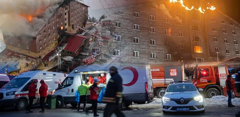 Bolu Kartalkaya’da Grand Kartal Otel’de Yaşanan Yangın Türkiye’yi Yasa Boğdu